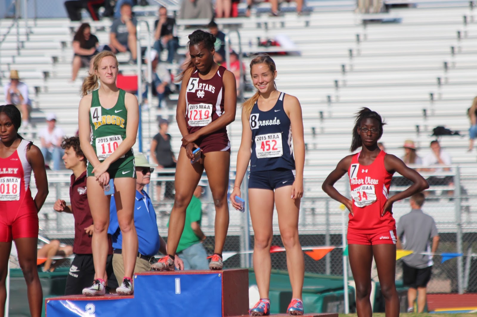 Empire Building 2015 Nevada State Finals D1 Girls 100m
