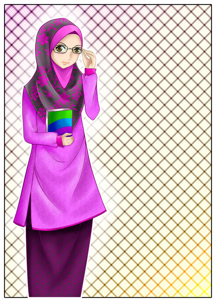Terkini Download Gambar Kartun Muslimah, Animasi Muslimah