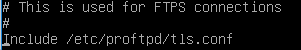 Include TLS Di File Konfigurasi FTP