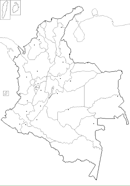 MAPA POLÍTICO DE COLOMBIA PARA IMPRIMIR Y COLOREAR MAPA POLÍTICO DE COLOMBIA PARA IMPRIMIR Y COLOREAR