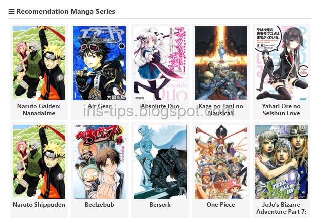 Exmanga Blogger Templates - Template Truyện tranh, Anime cho Blogger