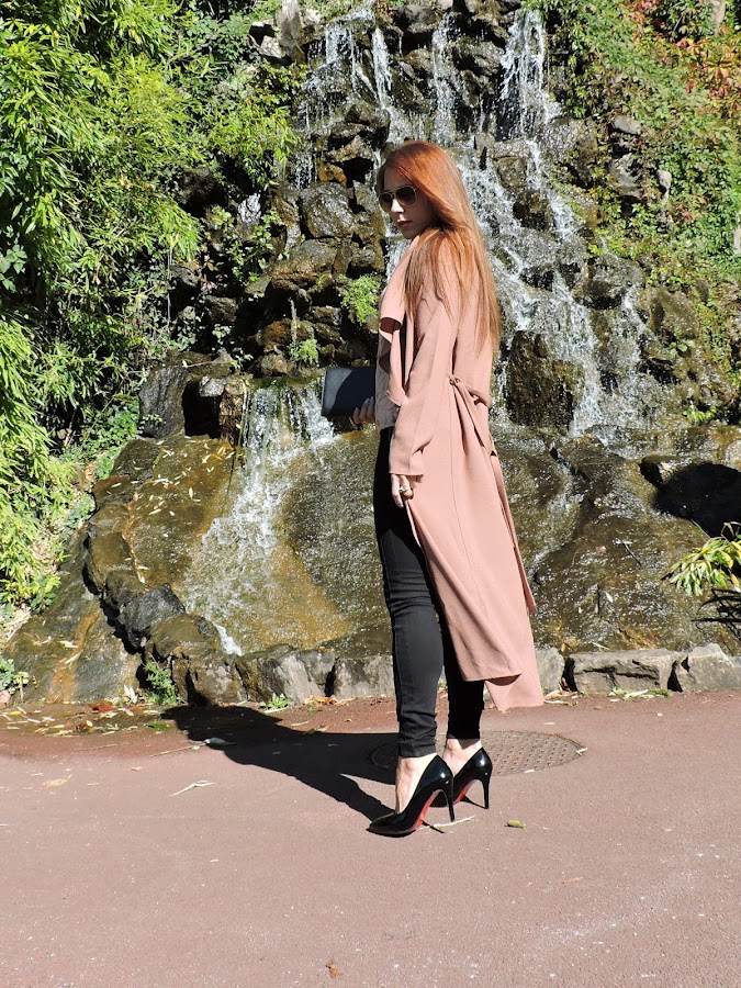 look jean negros blusa rosa