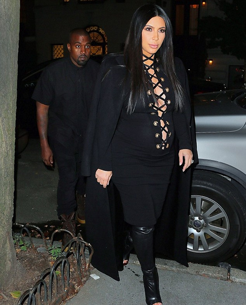 Givenchy Corset Style Dress Black Kim Kardashian