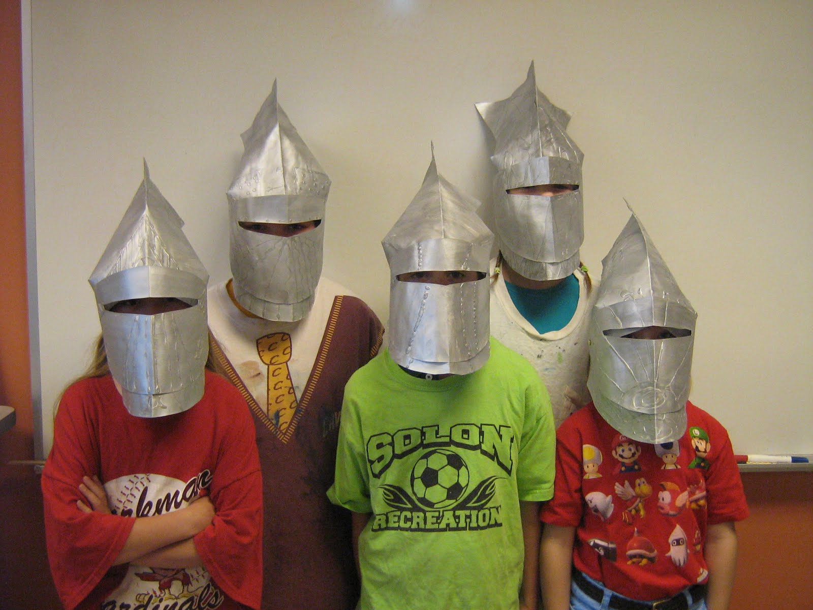 INSIDE THE ART ROOM Knights of St. Helen School