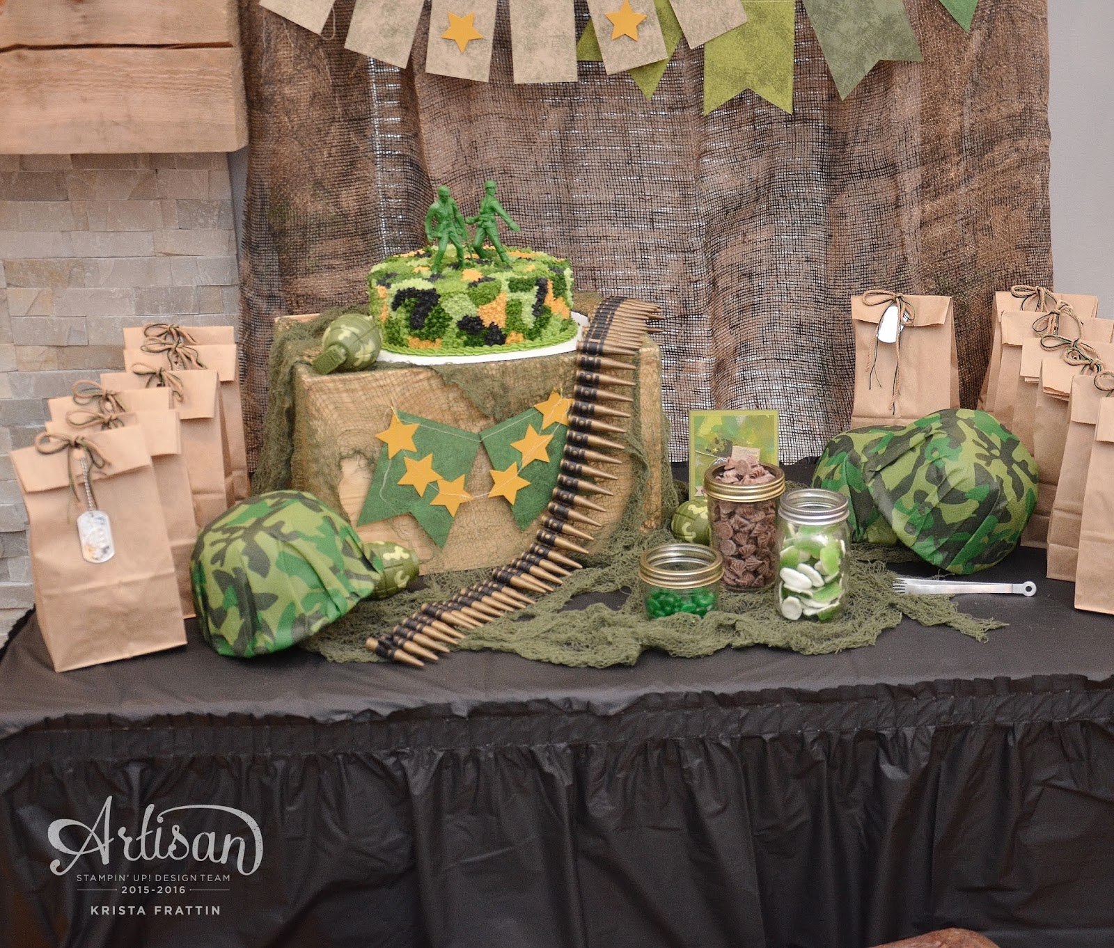 Stampin Dolce Diy Camo Cardstock Fancy Friday Blog Hop