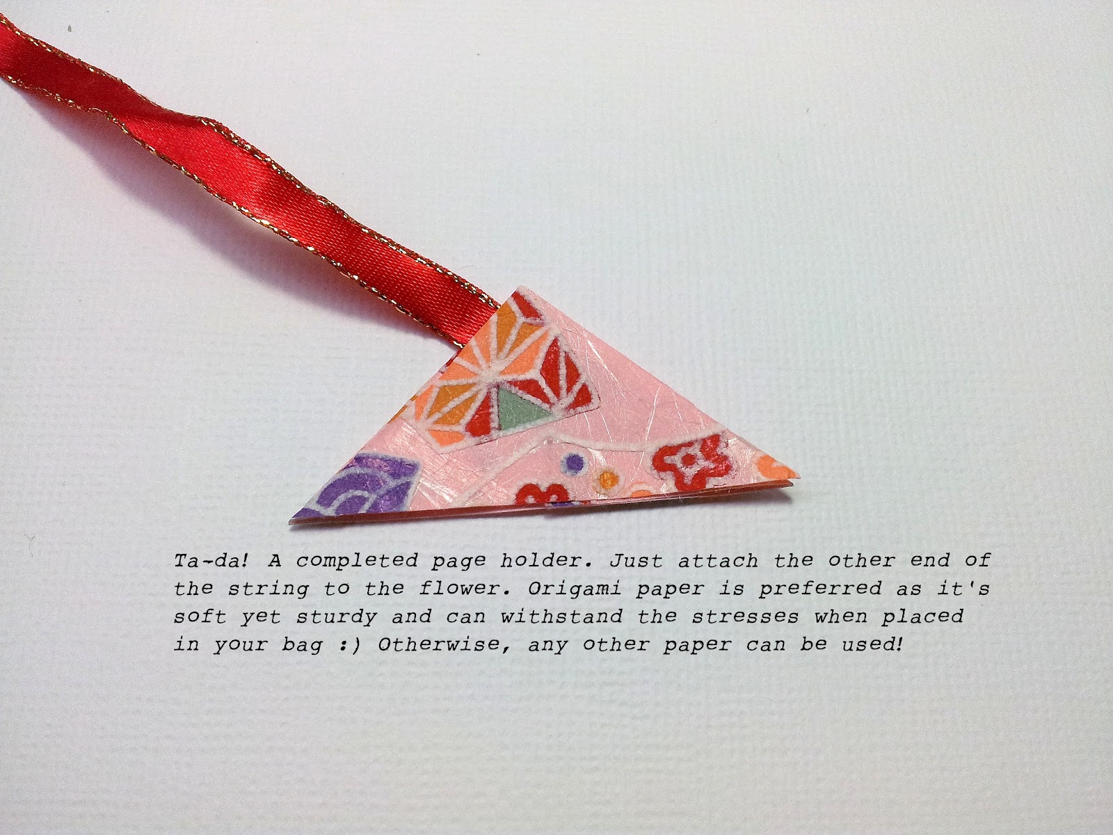 Capturing life's simplest moments! Origami bookmark tutorial