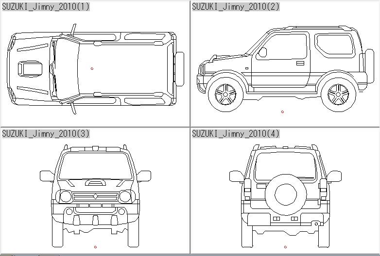 MISCELLANEOUS DATA STORAGE 2 for CAD Drawings [JWS/DWG] SUZUKI Jimny 2010