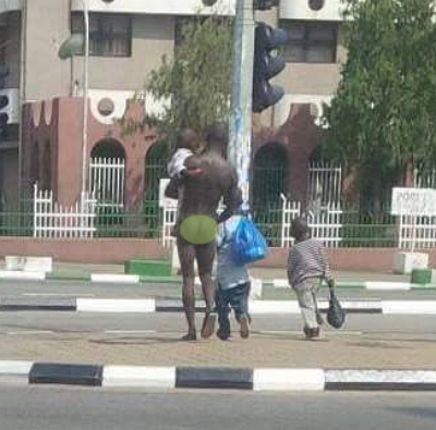 naked man abuja kids