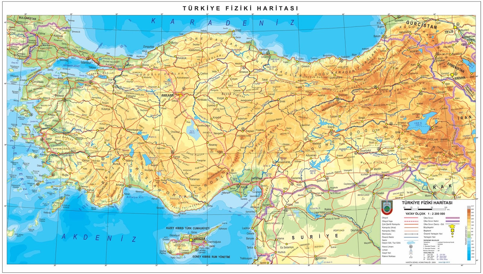 Türkiye Fiziki Coğrafya: TÜRKİYE FİZİKİ COĞRAFYA ATLASI (30 HARİTA)