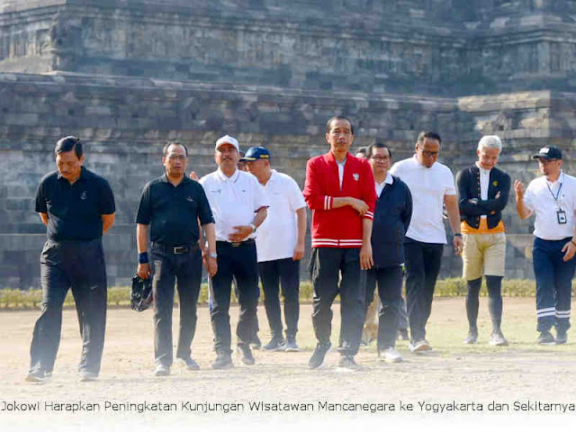 Jokowi Harapkan Peningkatan Kunjungan Wisatawan Mancanegara ke Yogyakarta dan Sekitarnya Jokowi Harapkan Peningkatan Kunjungan Wisatawan Mancanegara ke Yogyakarta dan Sekitarnya