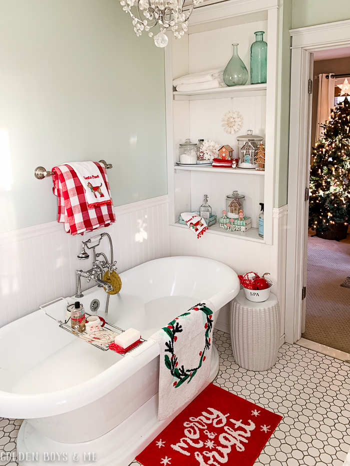 dekorasi rumah natal christmas decoration bathroom kamar mandi