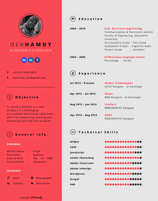 formatos cv
