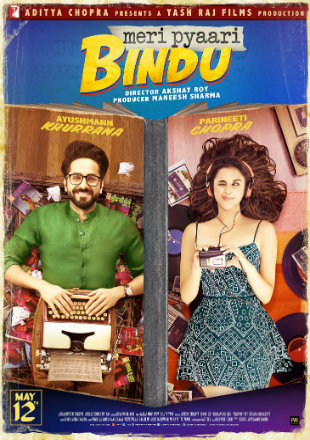 Meri Piyaari Bindu 2017 Pre DVDRip 480p 300MB Hindi Full Movie Download Watch Online bolly4u