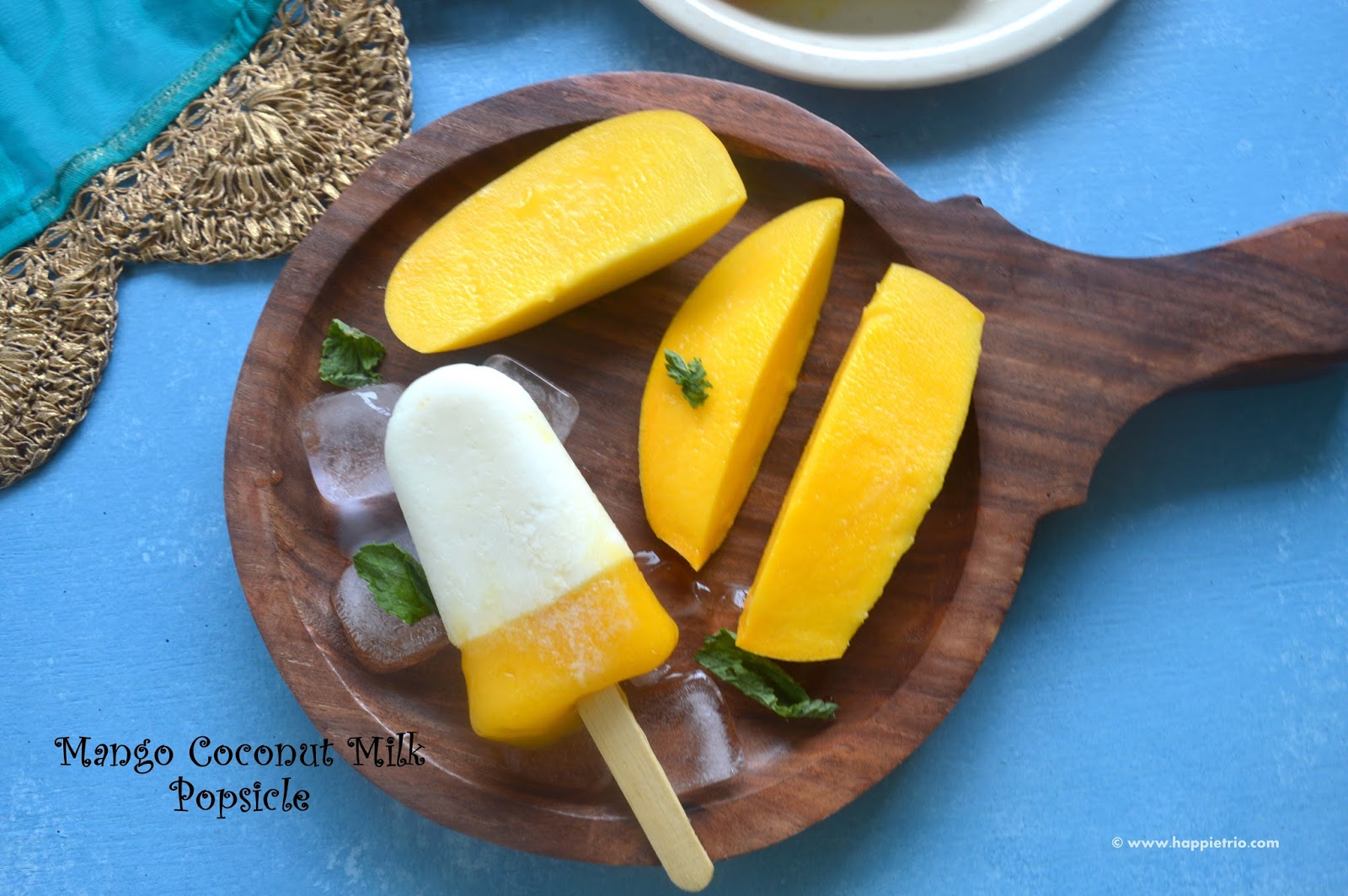 Vegan Mango Coconut Milk Popsicle Recipe Cook with Sharmila