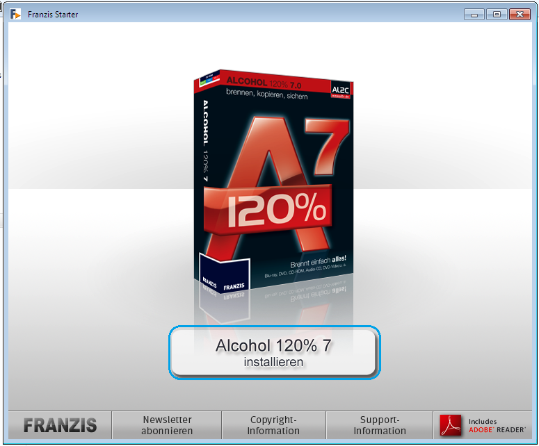 Alcohol 64 bit