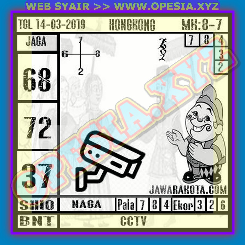 Kode Syair HK Kamis 14 Maret 2019 GOsyair SEDIA KODE