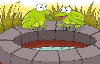 Fábula: Las ranas sedientas Fábula: Las ranas sedientas