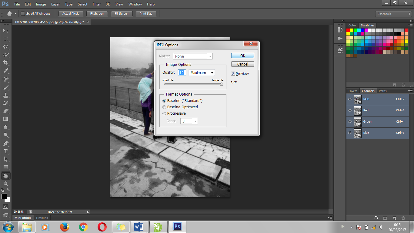 Multimedia Production Tutorial Mmembuat effect focus pada Salah Satu Objek di foto menggunakan