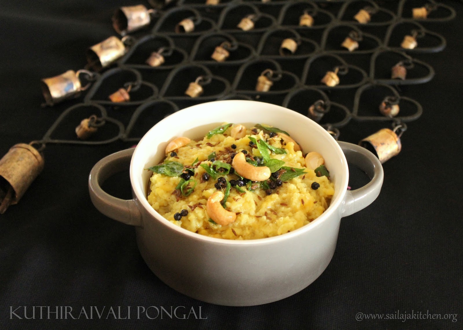 Sailaja Kitchen...A site for all food lovers! Kuthiraivalli Ven Pongal