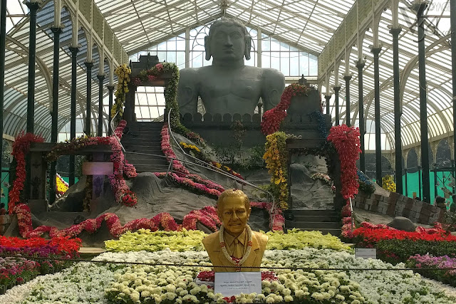 Lalbagh winter flower show 2018 center stage Lalbagh winter flower show 2018 center stage