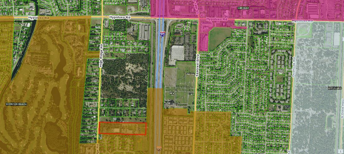 Lake Worth Beach City Limits: Lake Worth Christian High School in the