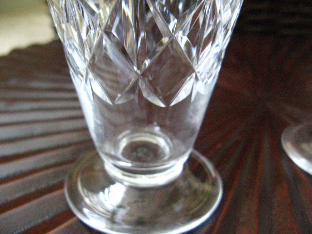 ANTIQUE CRYSTAL GLASSES EDINBURGH WATERFORD