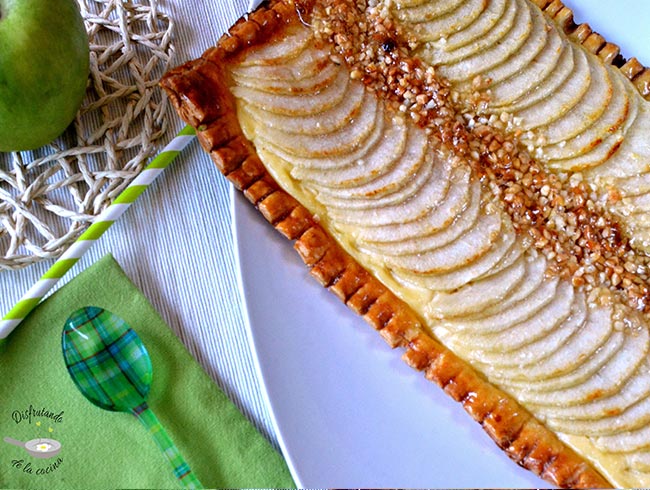 Tarta de manzana de hojaldre Tarta de manzana de hojaldre