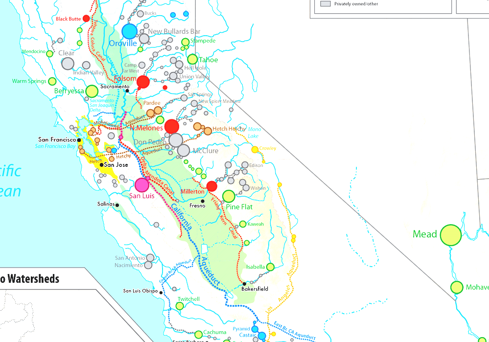 List Of Dams And Reservoirs In California Dams In California