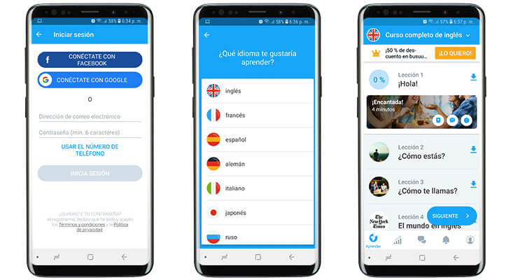 busuu - aprende inglés, francés y otros idiomas