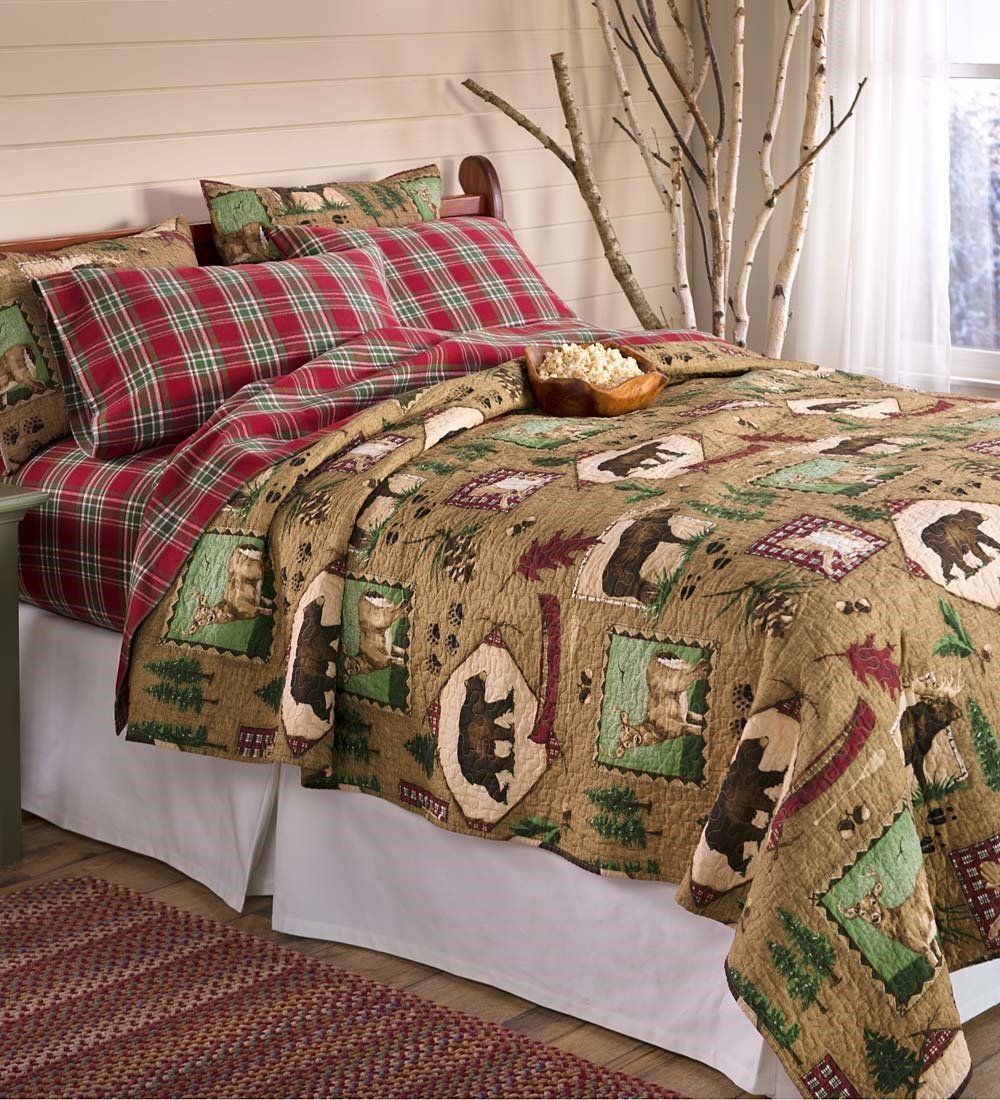 Total Fab Rustic Lodge Log Cabin Themed Bedding Sets