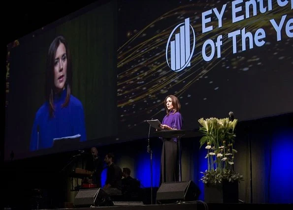 Crown Princess Mary attended award ceremony of EY (Ernst & Young) Entrepreneur Of The Year 2017