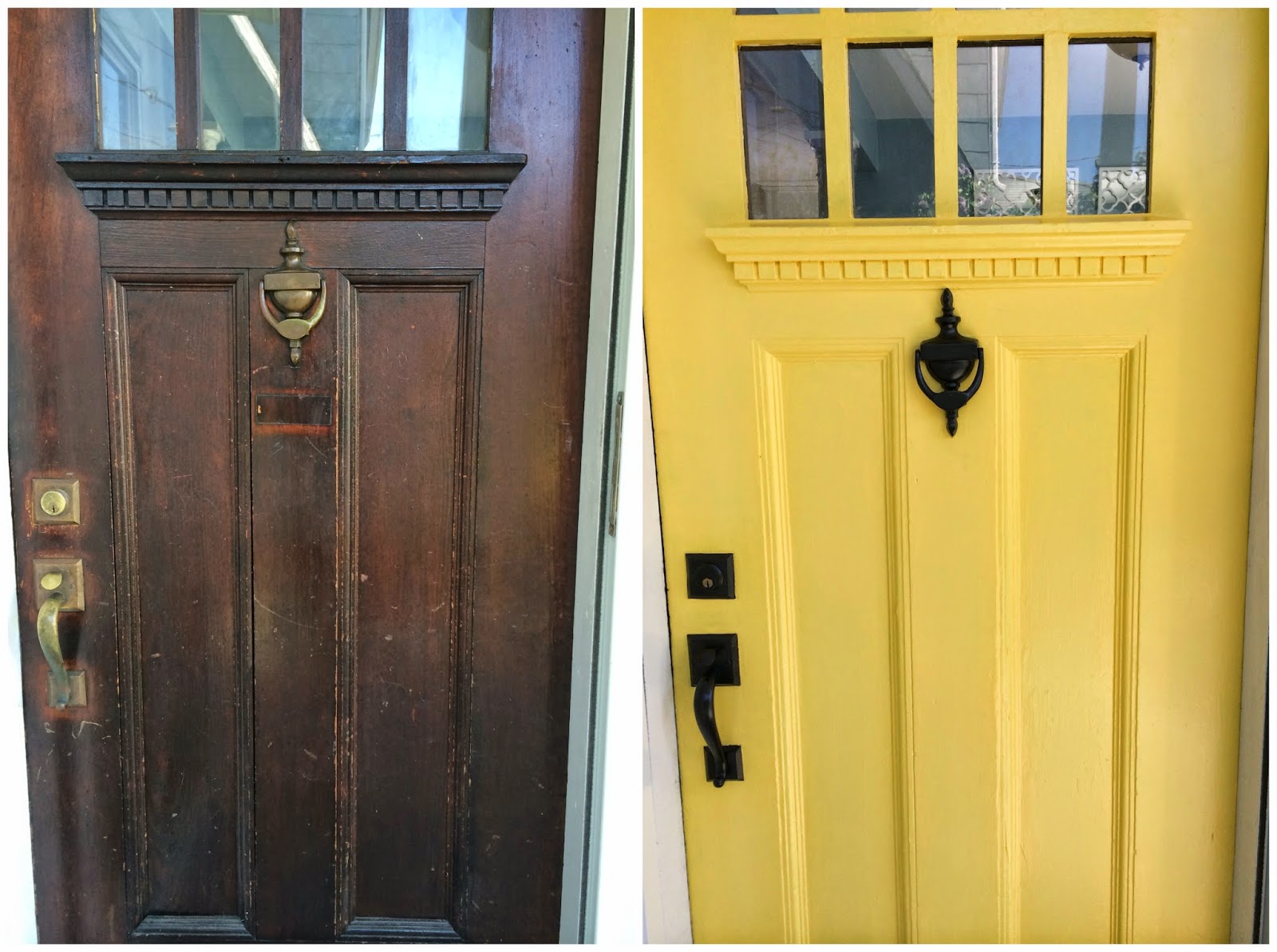 A New Nill Before And After House Exterior So Now Our Front Entryway Looks Like This And It Makes Me Hy Every Time I Come Home