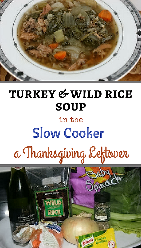 CrockPot Turkey and Wild Rice Soup Recipe A Year of Slow Cooking