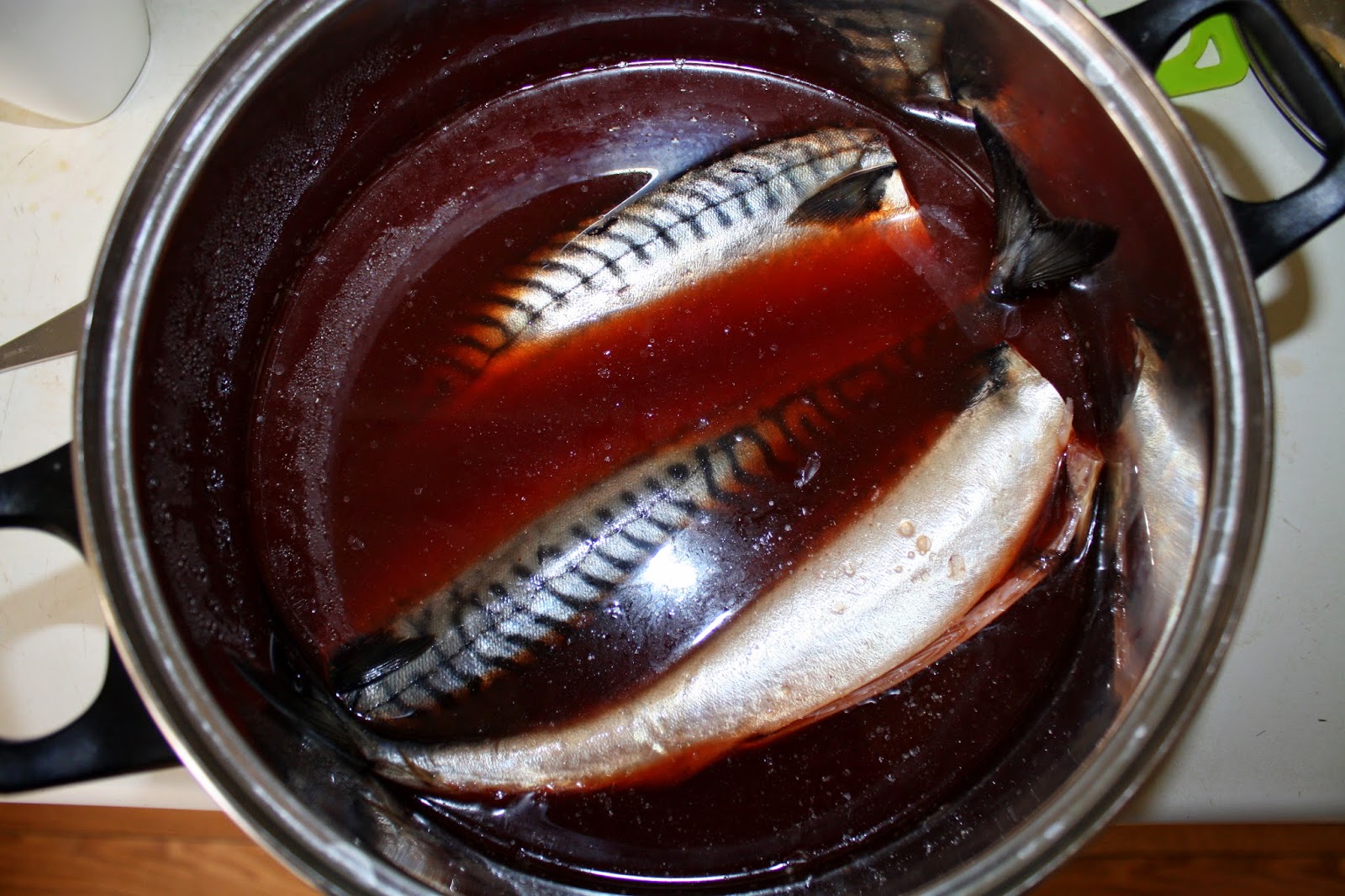 Скумбрия с жидким дымом
