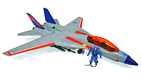 San Diego Comic-Con 2011 Exclusive G.I. Joe x Transformers Starscream Sky Striker Jet with Cobra Commander Action Figure & a Megatron Walther P38 Pistol