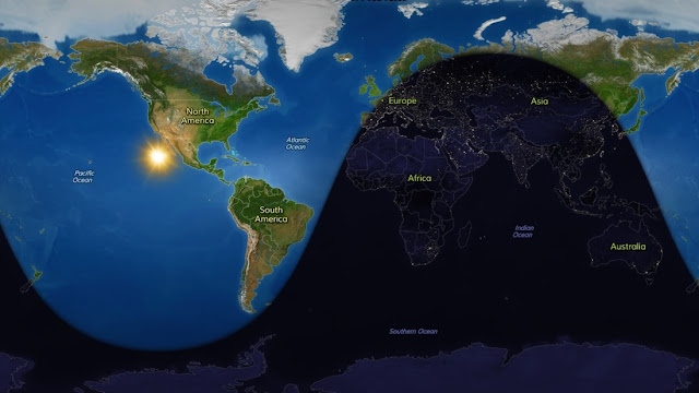 Interactive daylight map