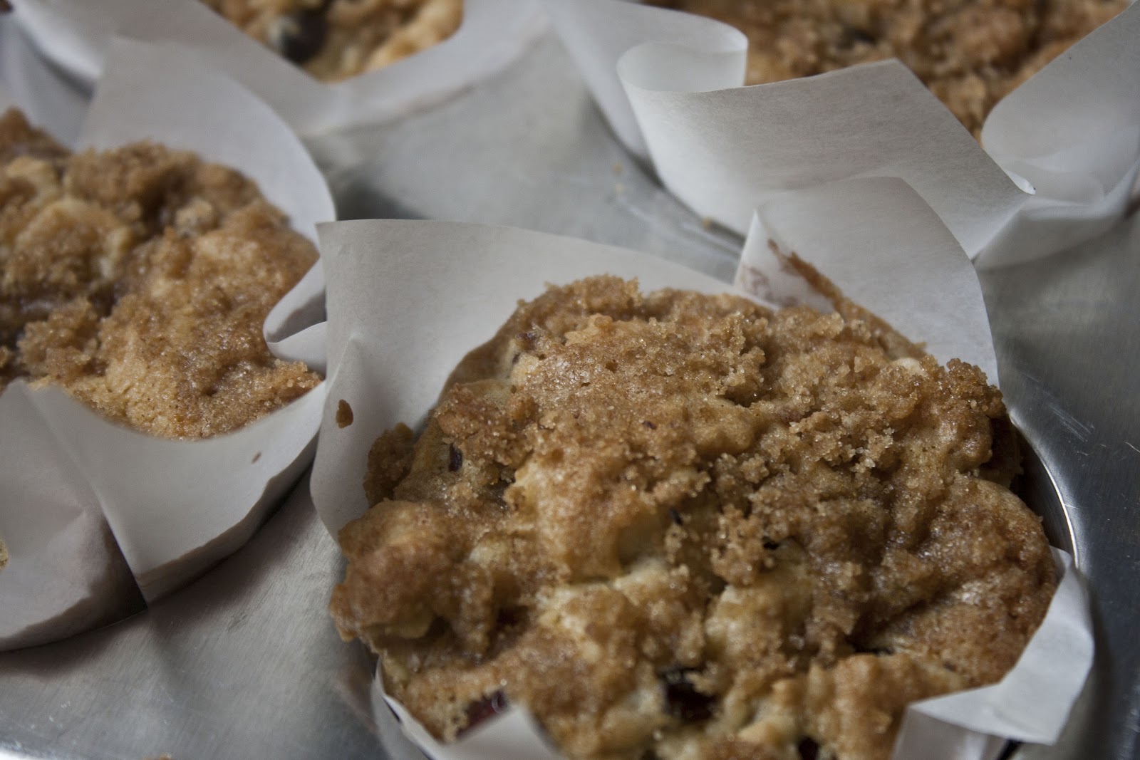 Elrod's sending love from the west Dried Cranberry and Walnut Muffins