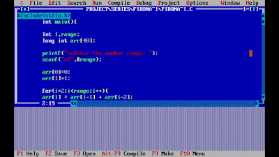 Ingenuity Dias Fibonacci Series Using Array