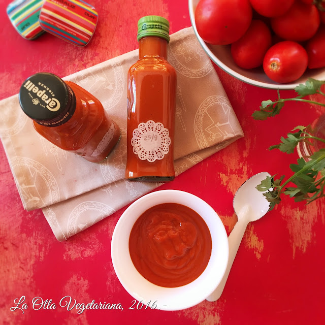 La Olla Vegetariana Salsa de ketchup casero al estilo de Jamie Oliver