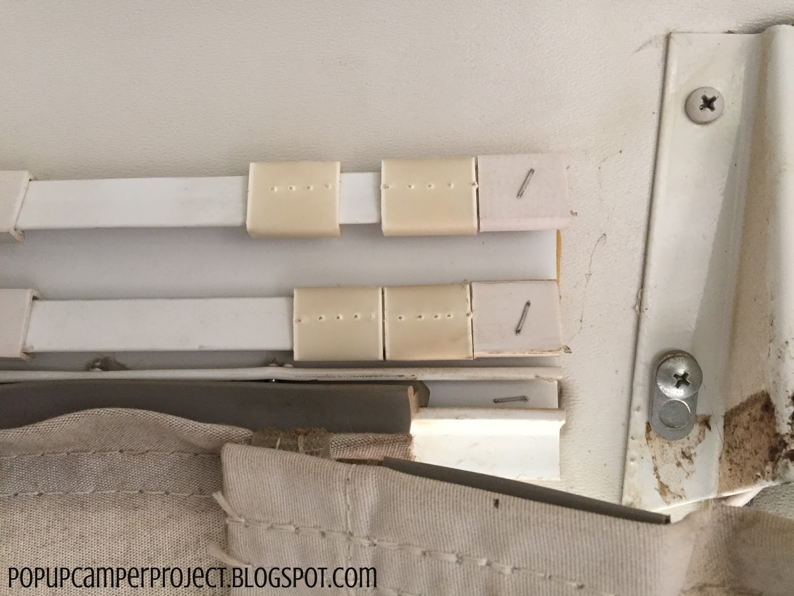 Pop Up Camper Project Updating the Curtains