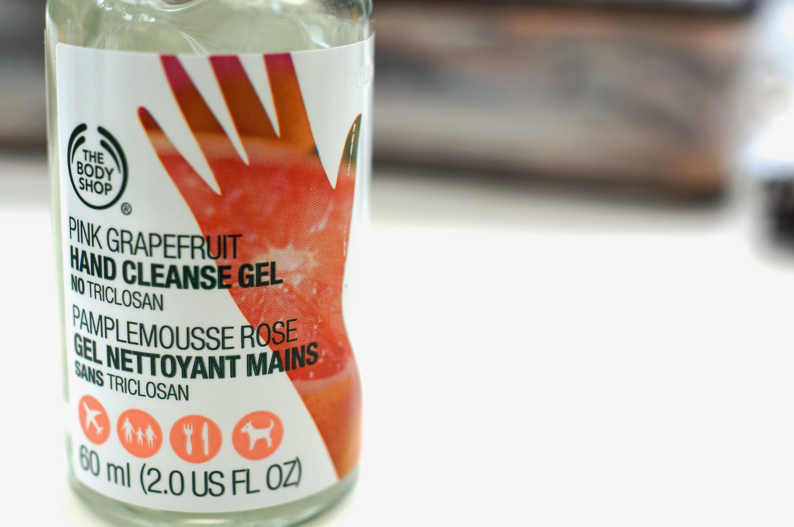 the body shop pink grapefruit hand cleanse gel