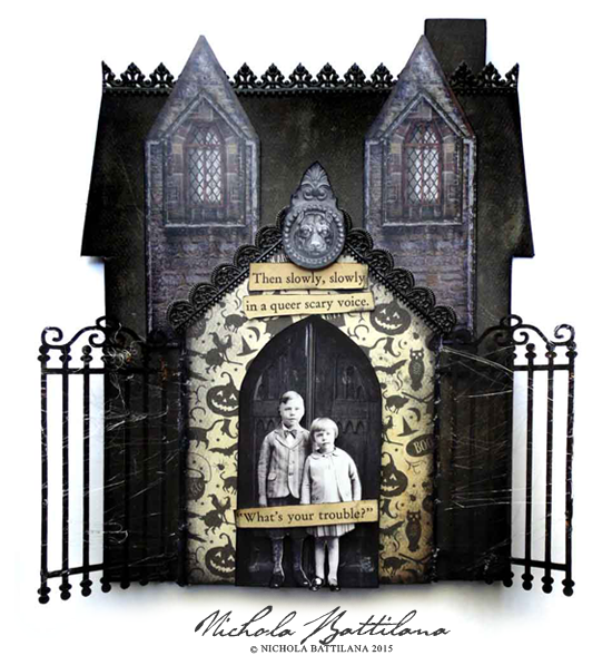 Altered Art Haunted Houses - Nichola Battilana