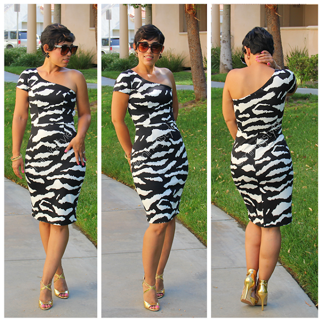 DIY One Shoulder Dress + Pattern Review M6320 |Fashion, Lifestyle, and DIY