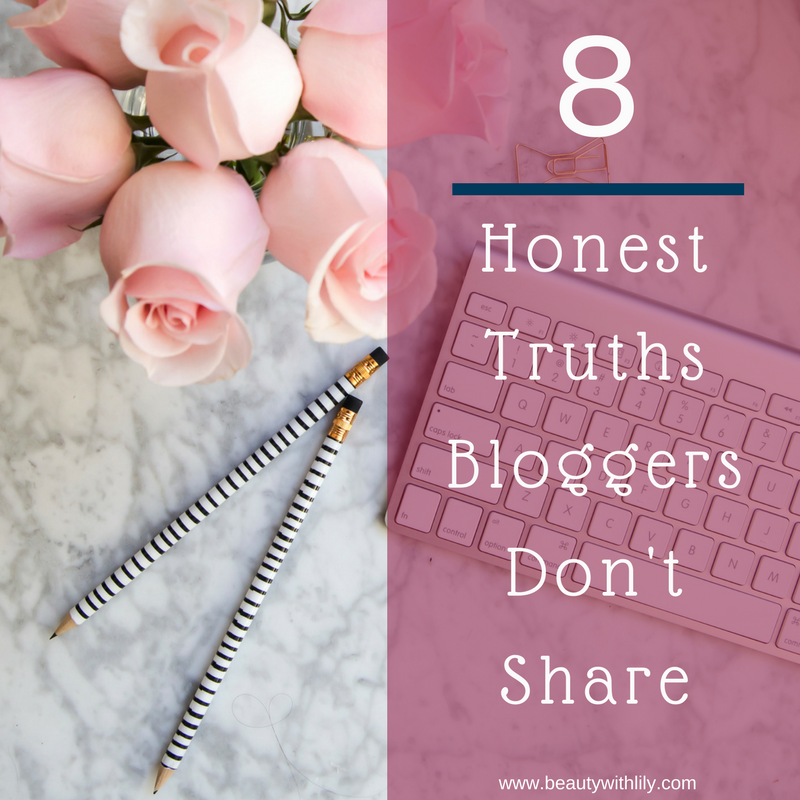 Things Bloggers Never Share // The Ugly Side Of Blogging | beautywithlily.com