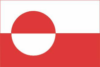 Bandeira da Groenlândia, Território Externo da Dinamarca Bandeira da Groenlândia, Território Externo da Dinamarca