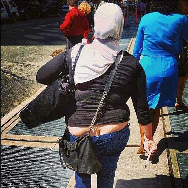 Decoding Satan Trendie Wears Hijab With Her Butt Hanging