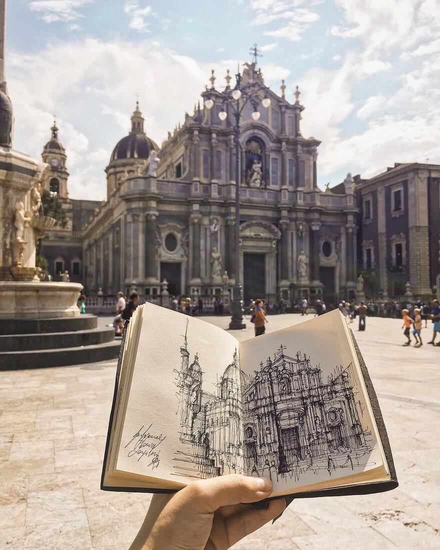 06-Catania-GF-Cangelosi-Italian-Historical-Architectural-Drawings