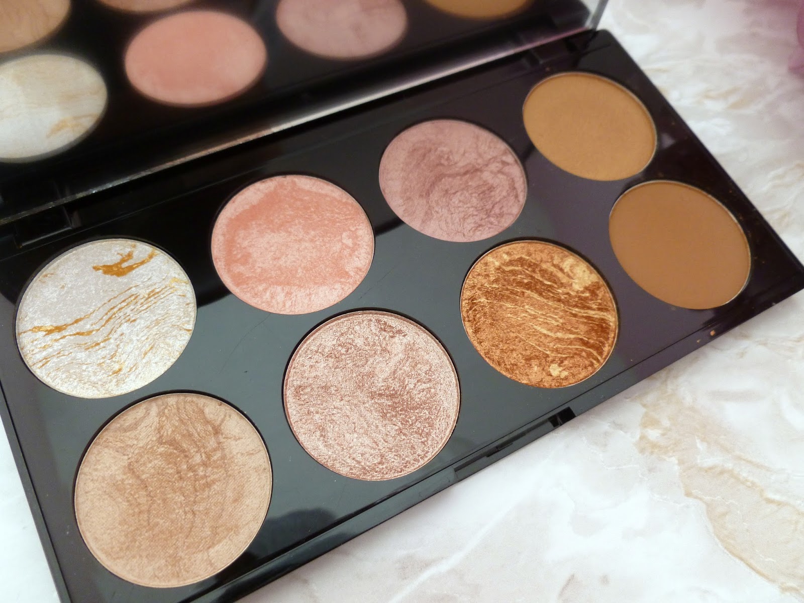 Makeup Revolution Ultra Blush And Contour Palette In Golden Sugar