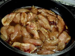 Pollo marinado