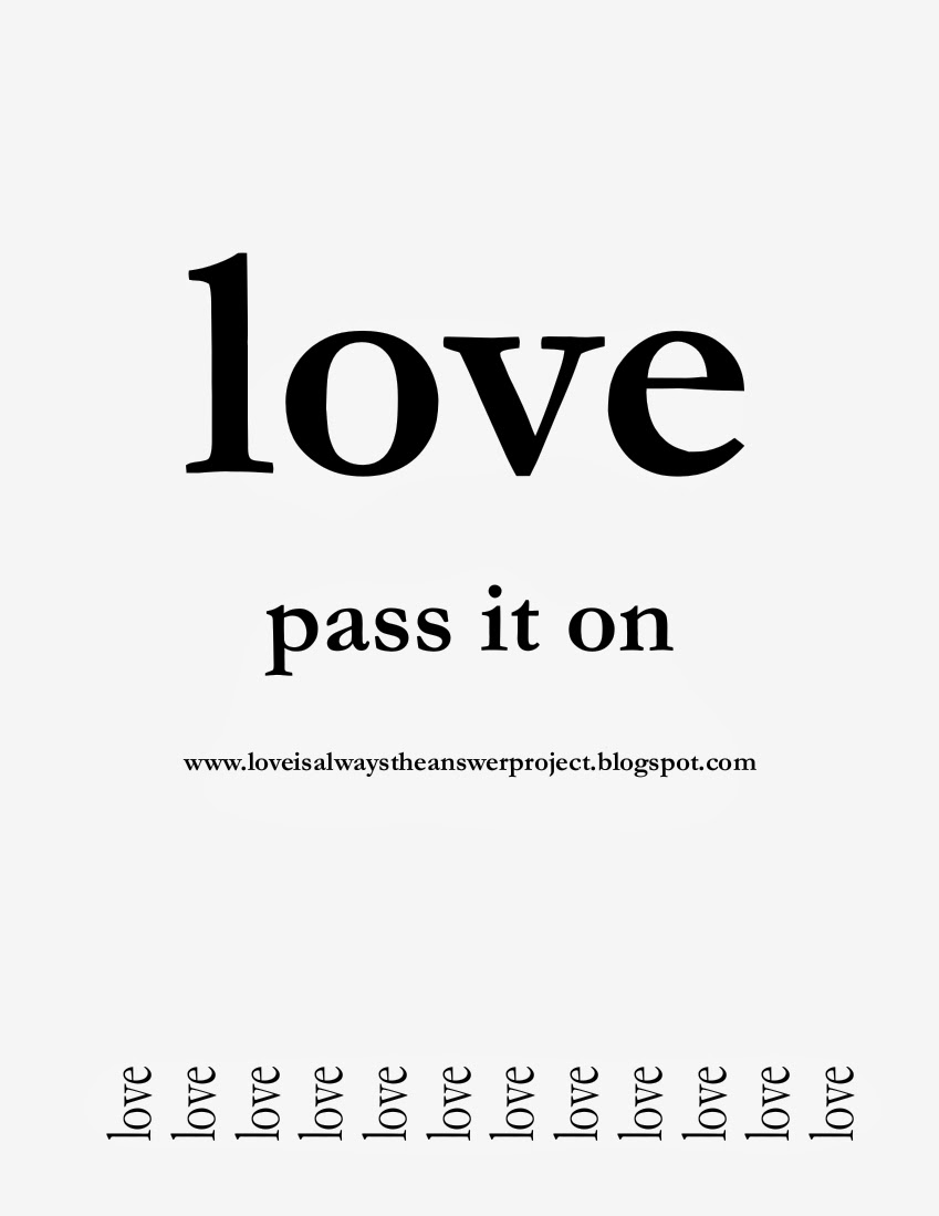 love pass it on